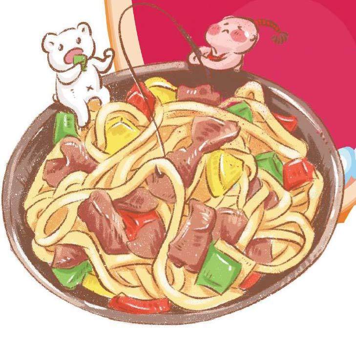 家乡的美食——牛肠酸的插图